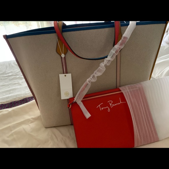 Tory Burch canvas tote NEW💕 - Picture 2 of 7